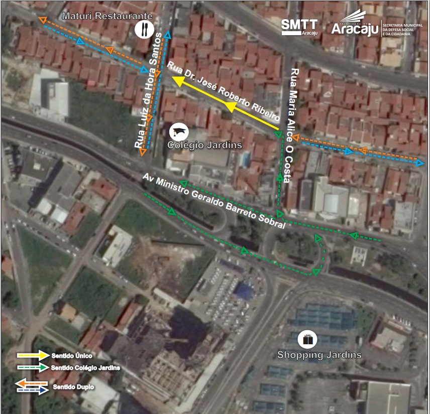 SMTT informa mudança de circulação nos bairros Jardins e Grageru - SMTT Aracaju